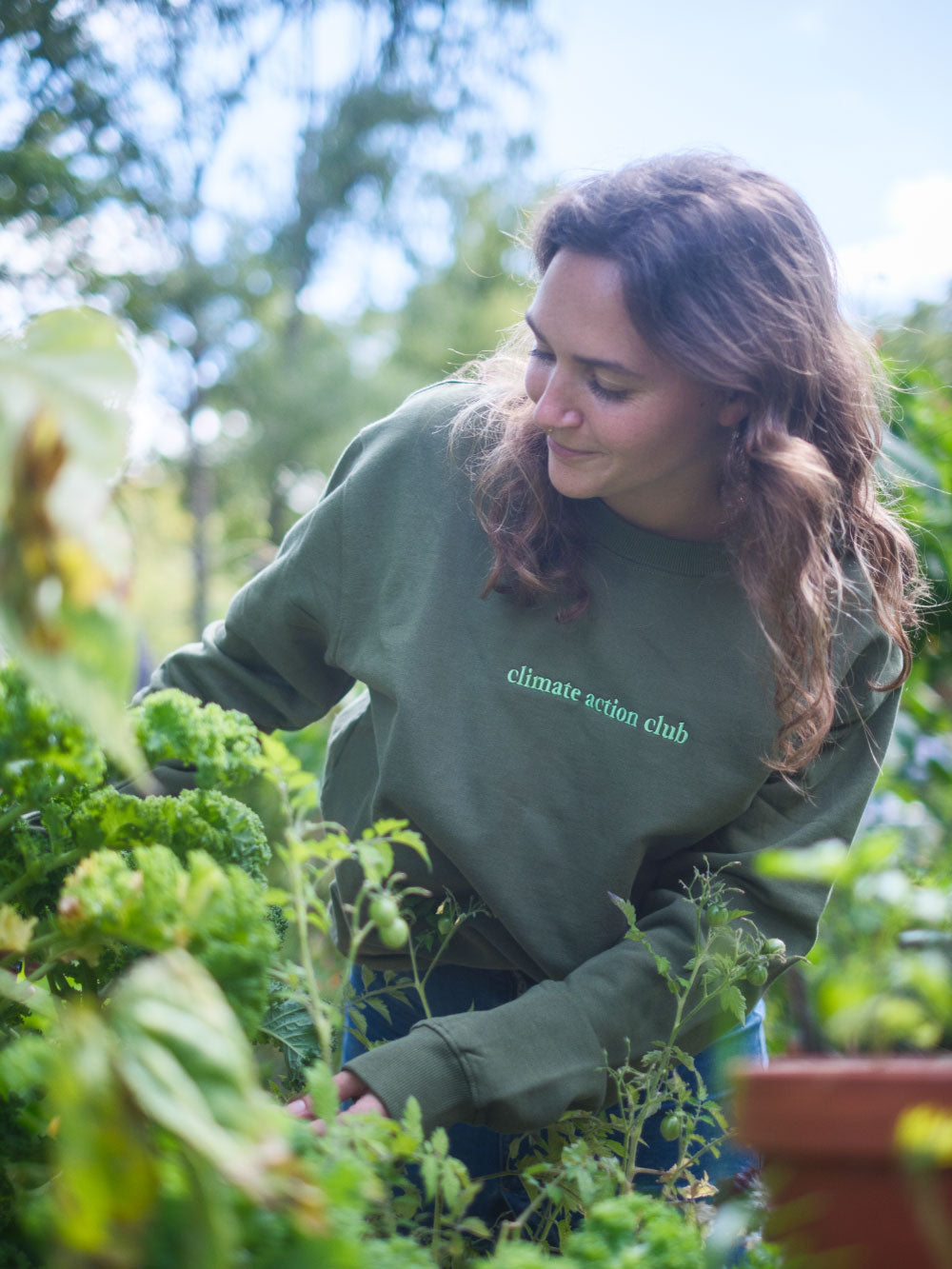 Climate Action Club Green Sweatshirt