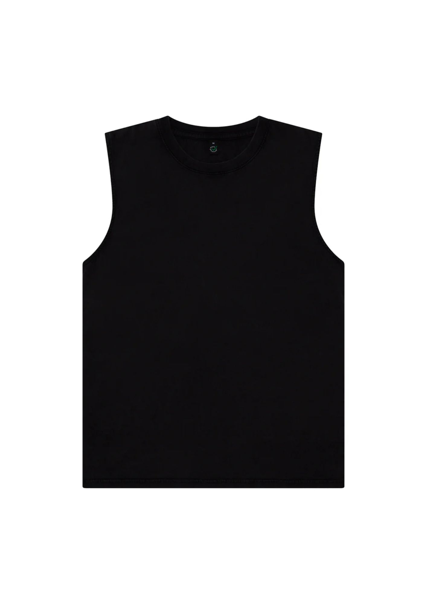 Organic sleeveless t-shirt