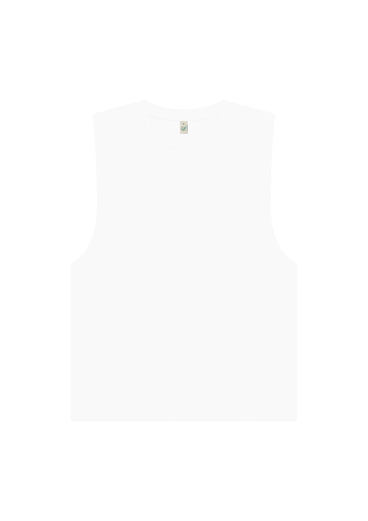 Organic sleeveless t-shirt