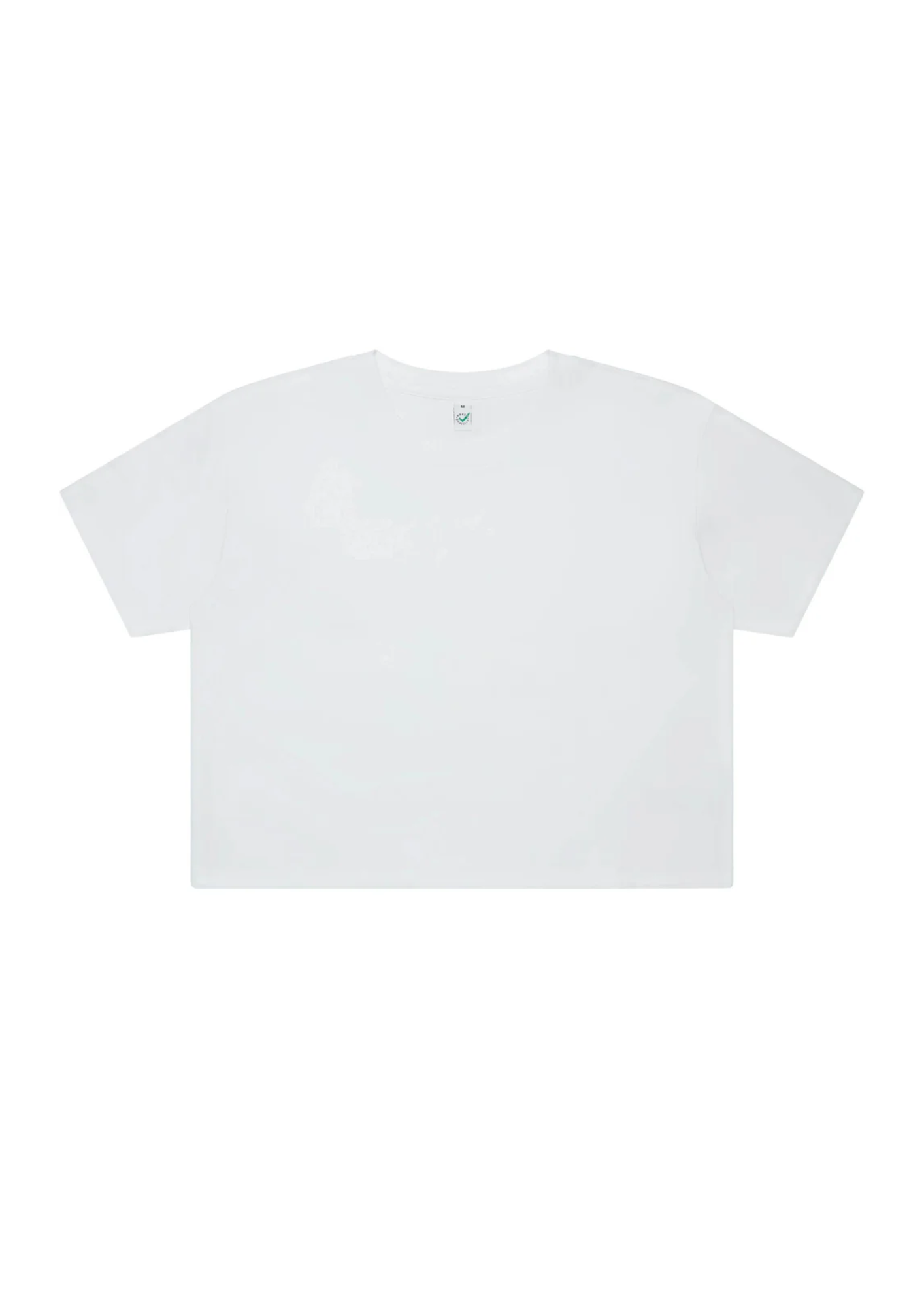 Women’s cropped organic t-shirt