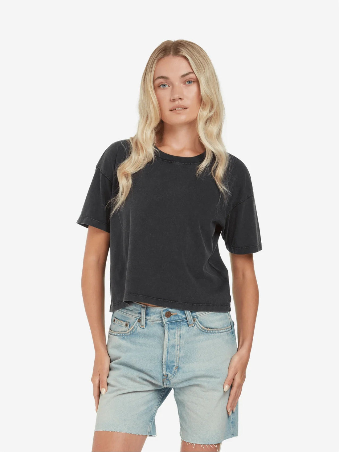 Boxy ekologisk dam t-shirt