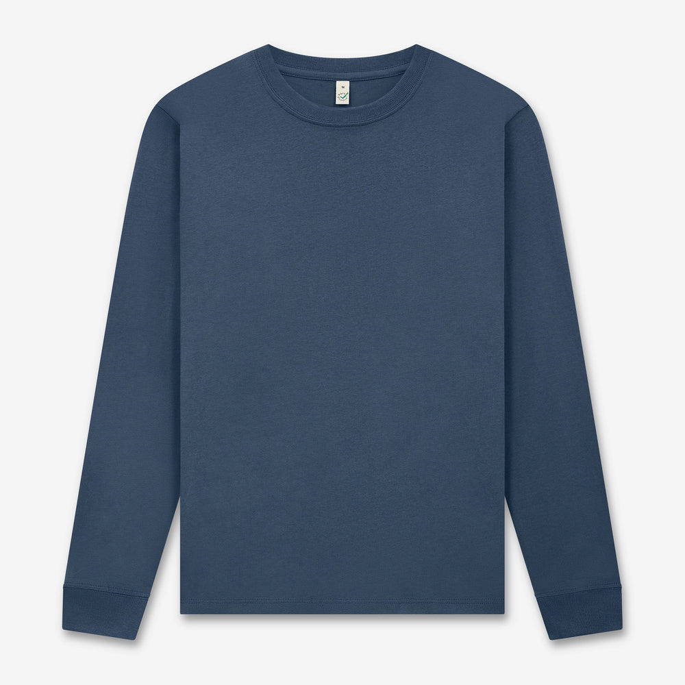 Heavyweight long sleeve organic t-shirt