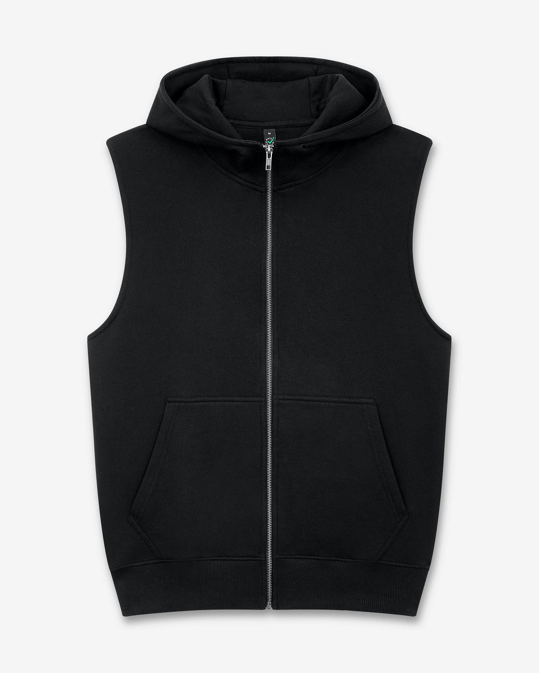 Sleeveless organic hoodie