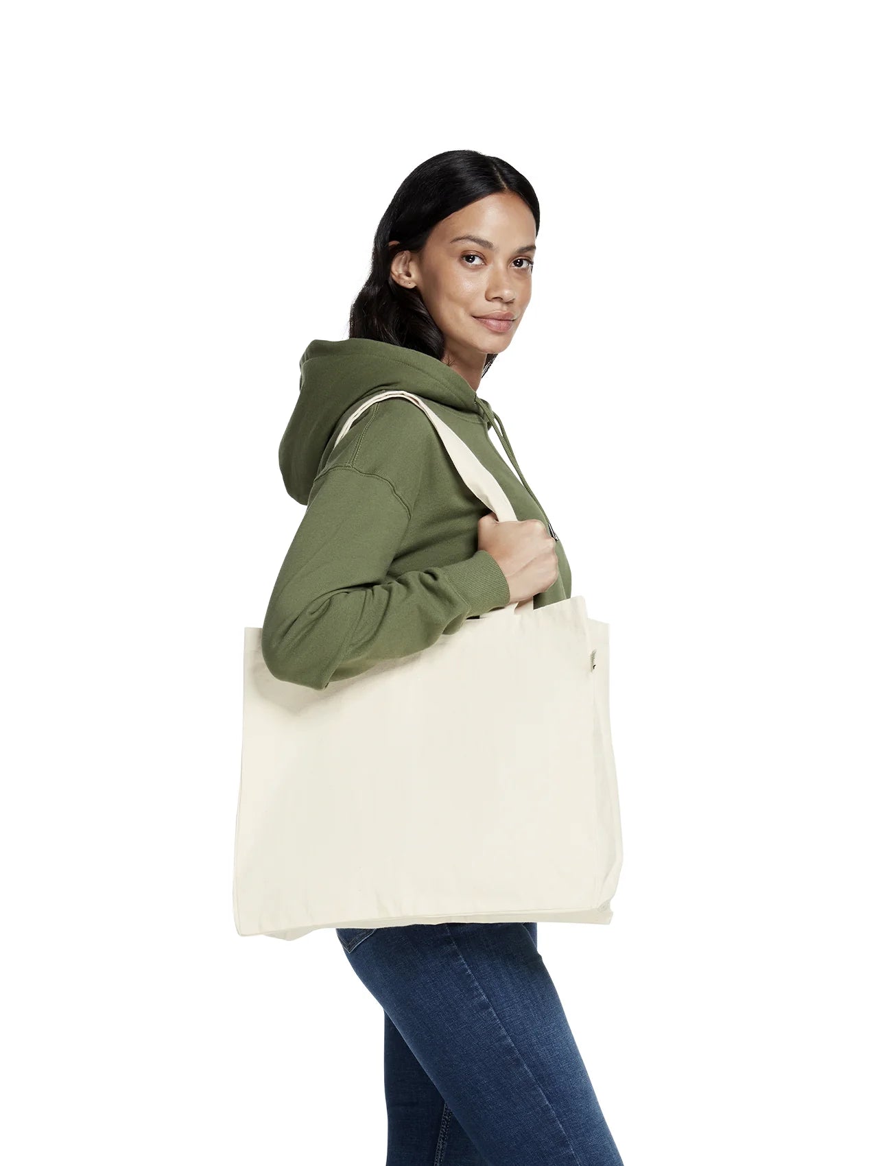 Organic Heavy tote bag with inside pocket
