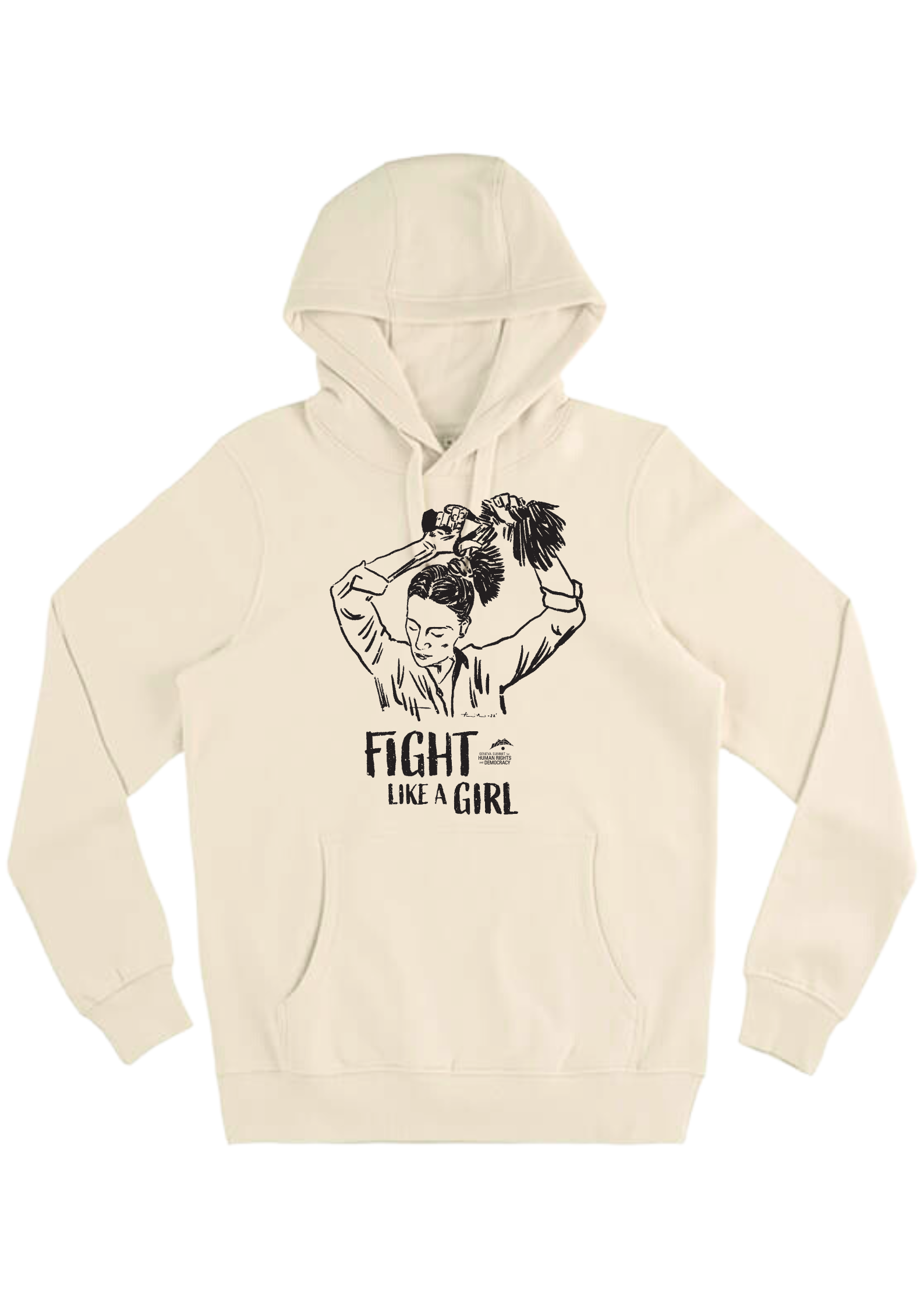 Fight like sales a girl sweatshirt
