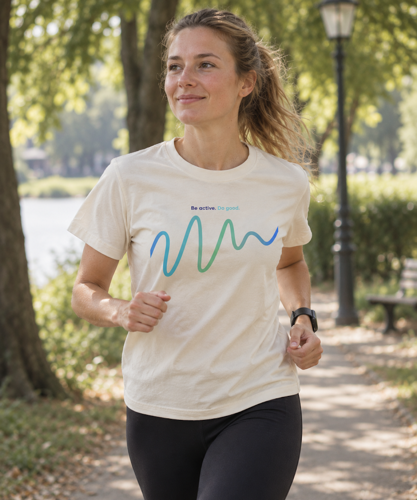 Active Giving T-shirt - Bone