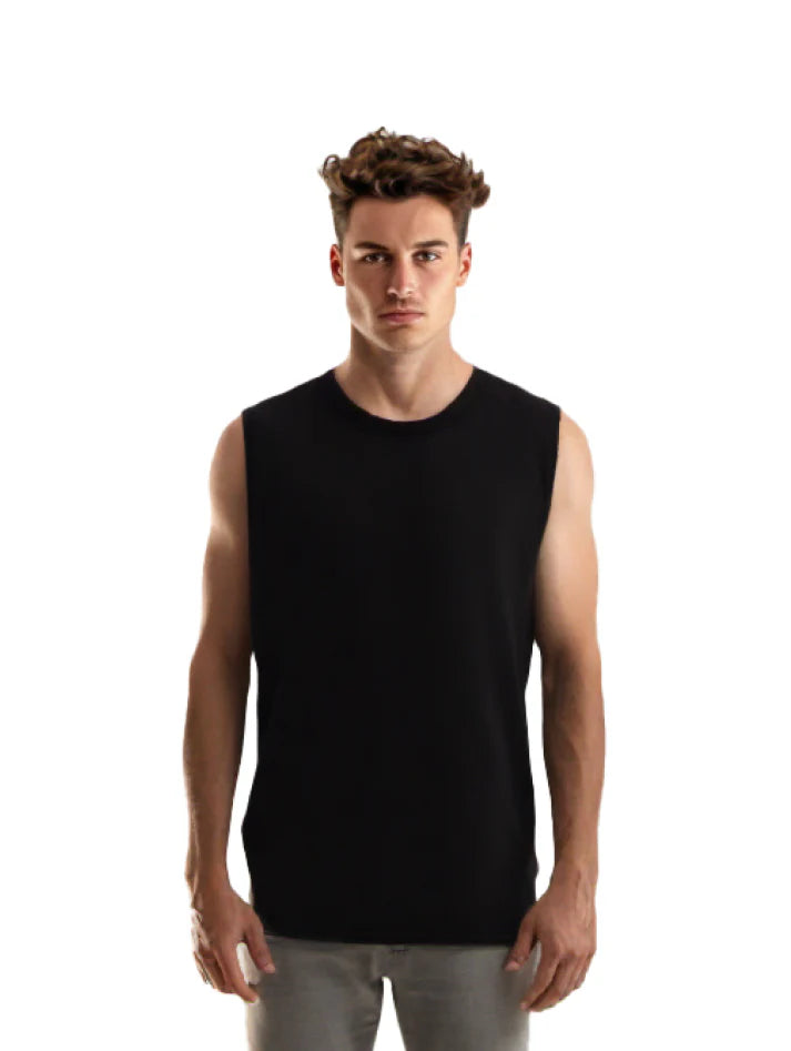 Organic sleeveless t-shirt
