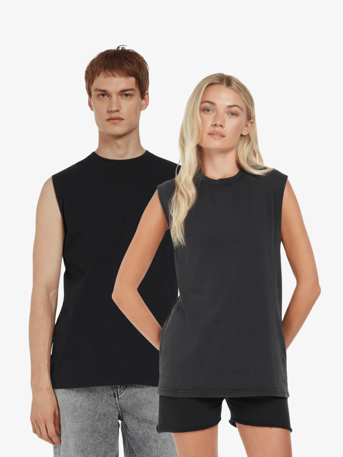 Ekologisk ärmlös t-shirt