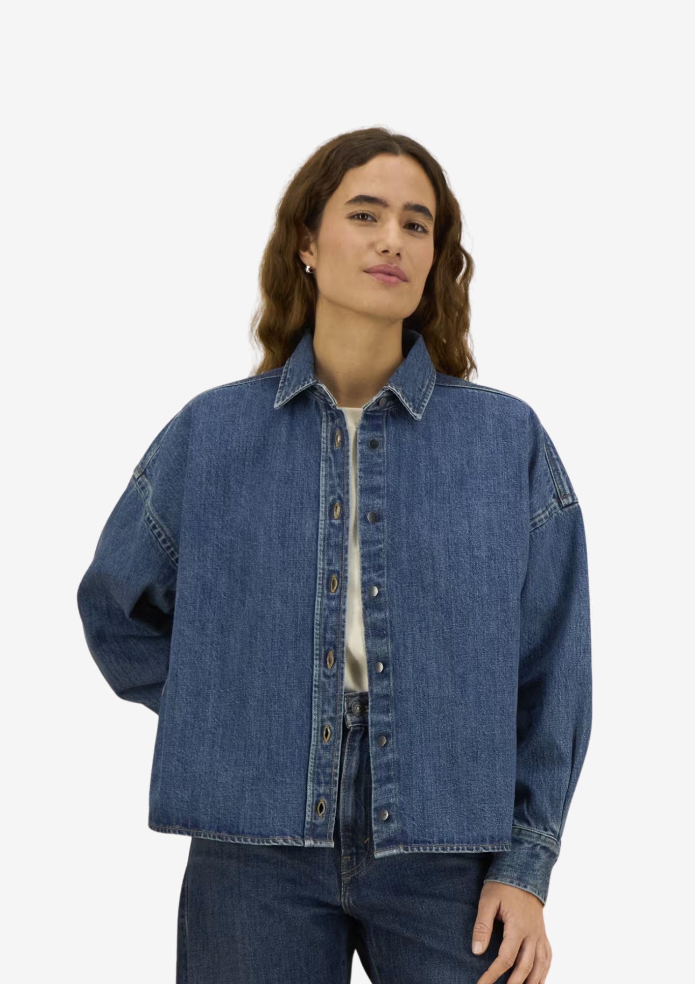 Women’s Organic Denim Overshirt