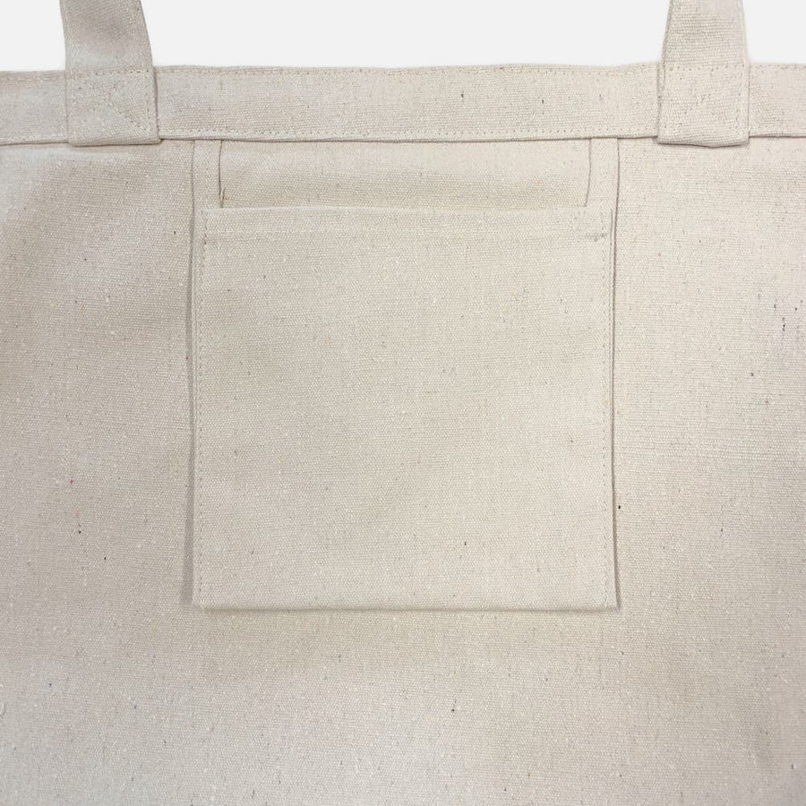 Recycled Heavy shopper bag with pocket