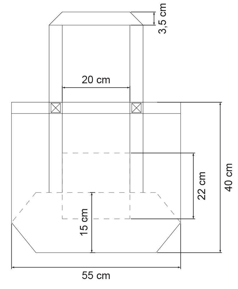 Recycled Holiday bag