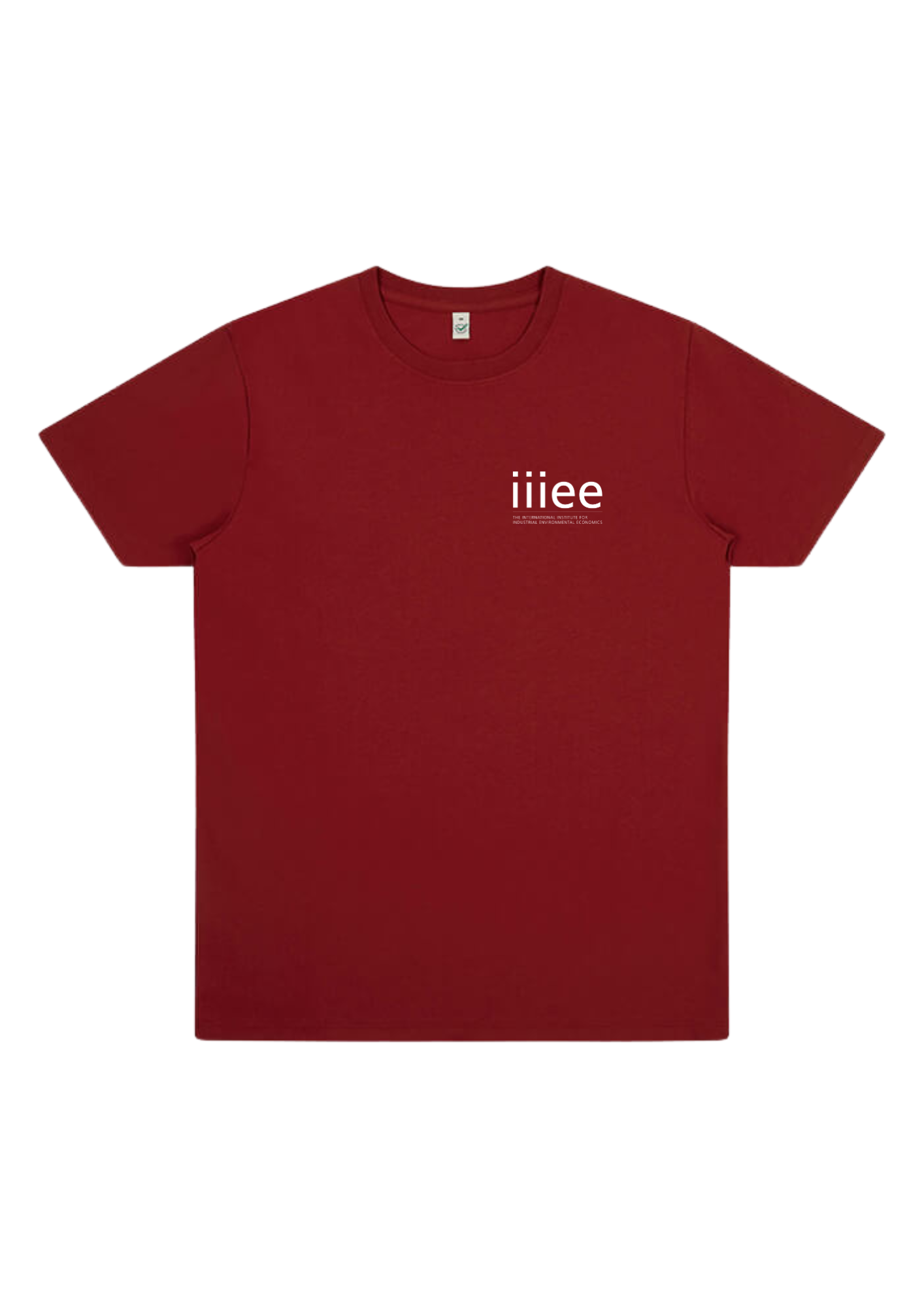 iiiee dark red t-shirt