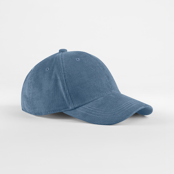 Organic cord baseball cap