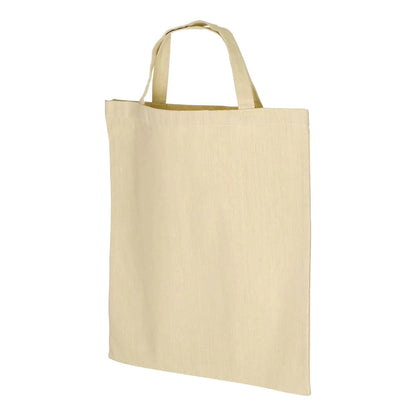 Tygväska med kort handtag