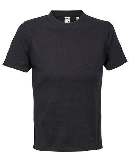 Croppad ekologisk dam t-shirt