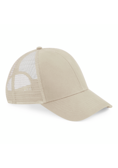 Organic trucker cap