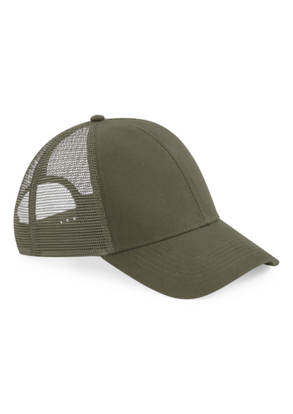 Organic trucker cap