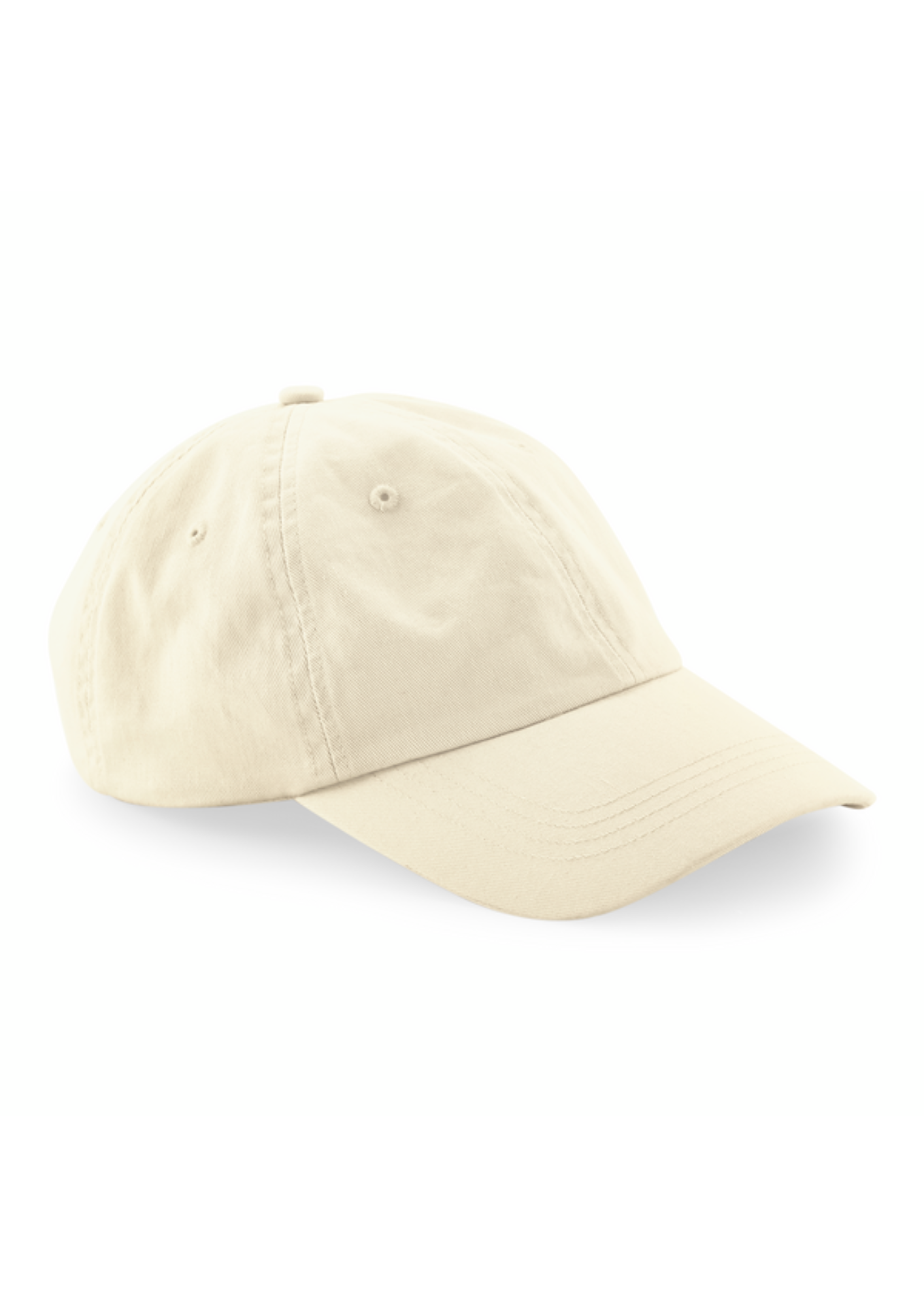 Organic six panel dad cap