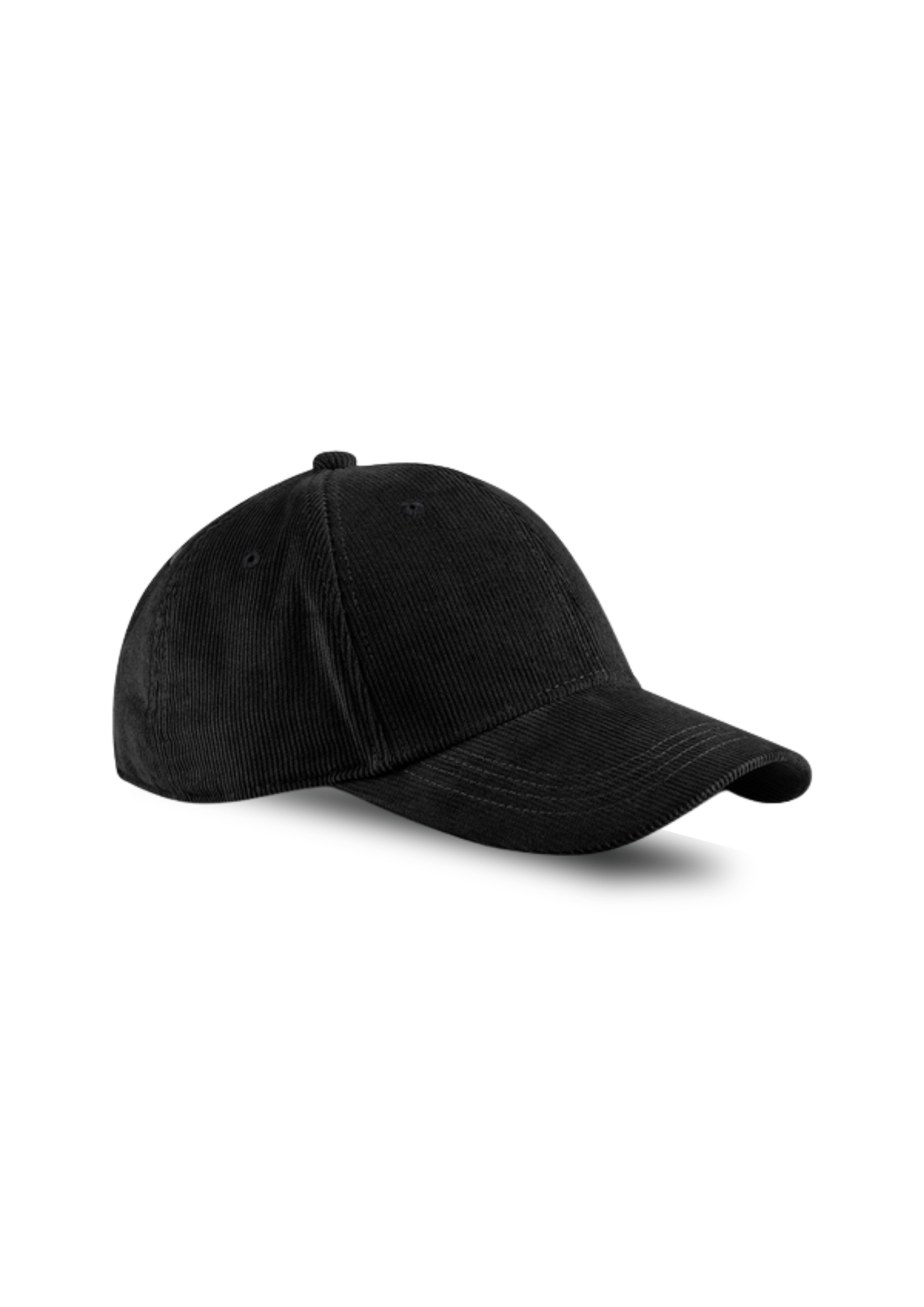 Organic cord baseball cap