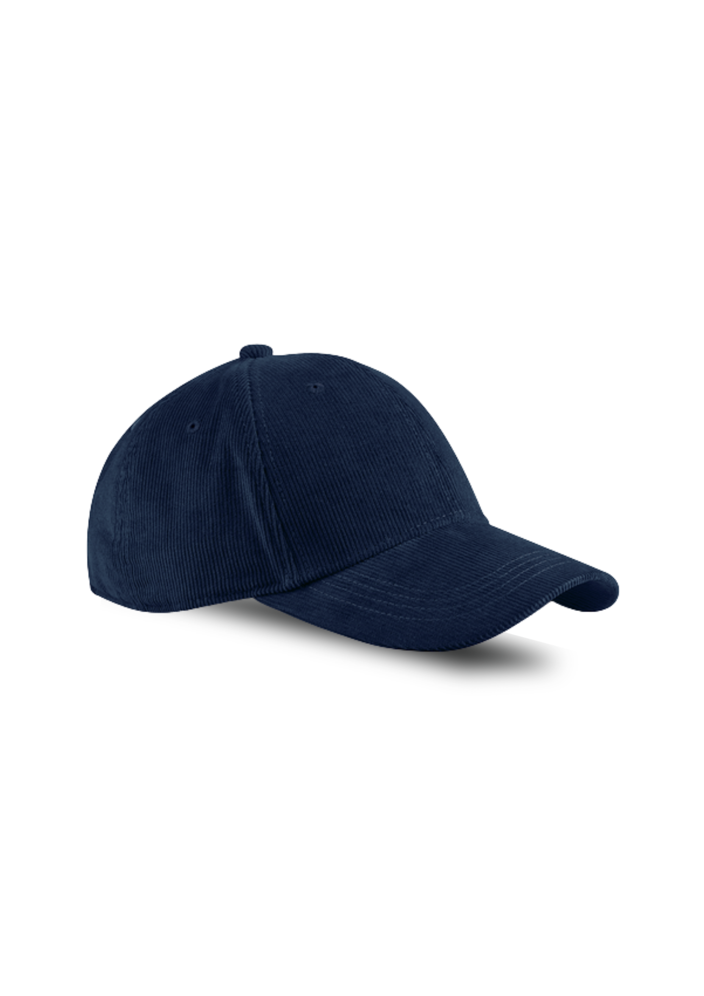 Organic cord baseball cap