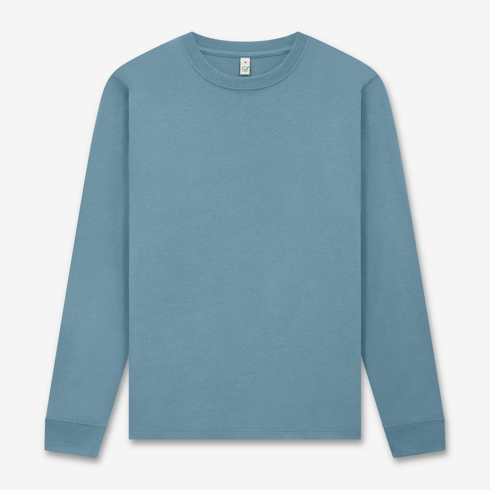 Heavyweight long sleeve organic t-shirt