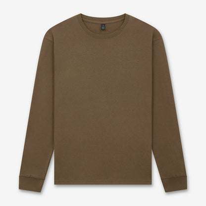 Heavyweight long sleeve organic t-shirt