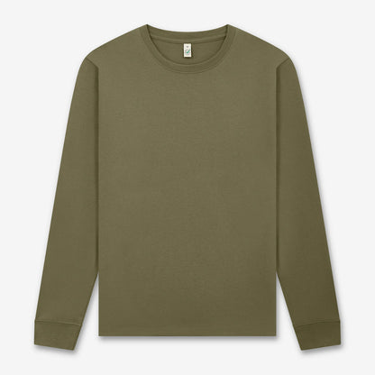 Heavyweight long sleeve organic t-shirt
