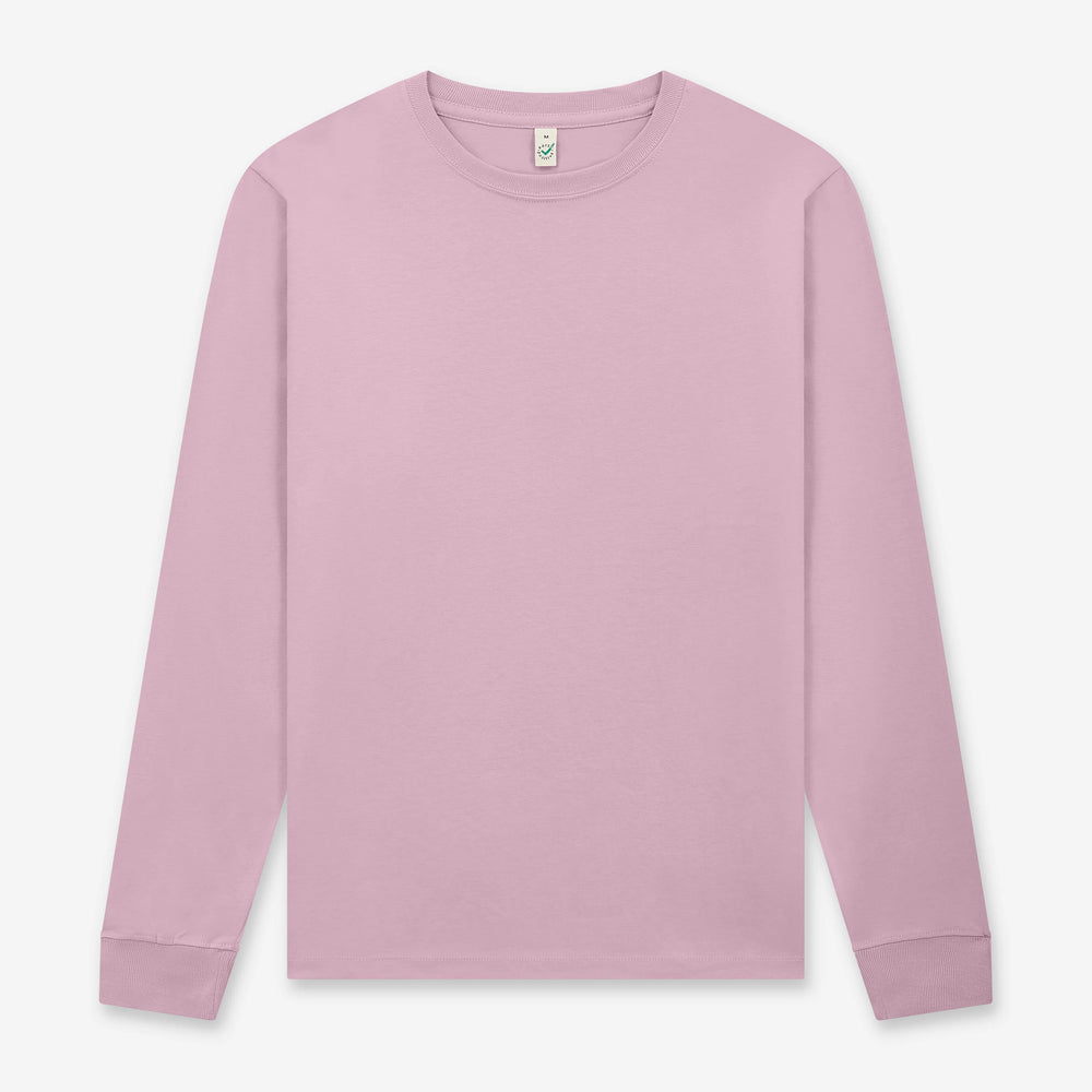 Heavyweight long sleeve organic t-shirt