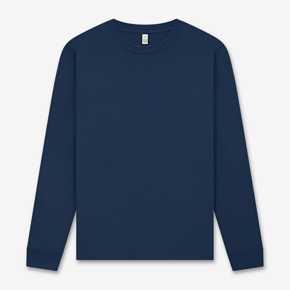Heavyweight long sleeve organic t-shirt