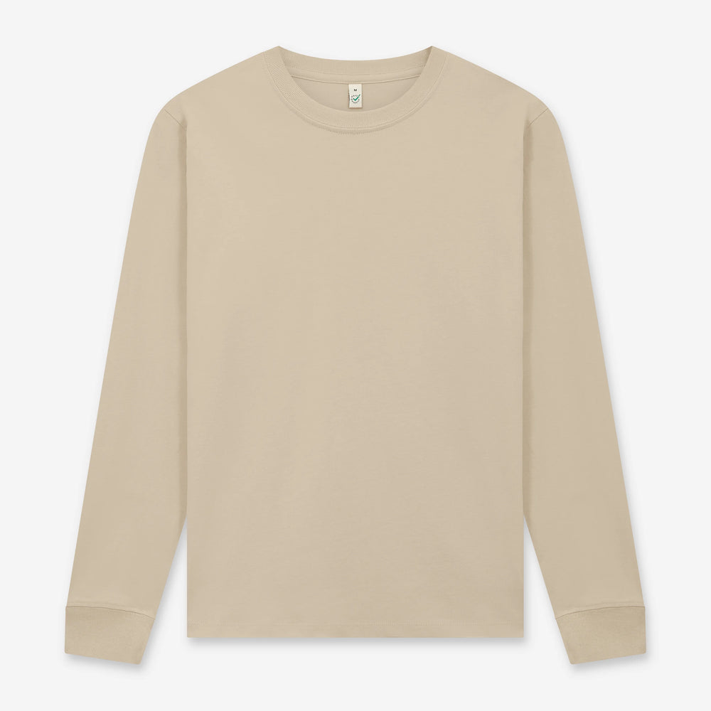 Heavyweight long sleeve organic t-shirt