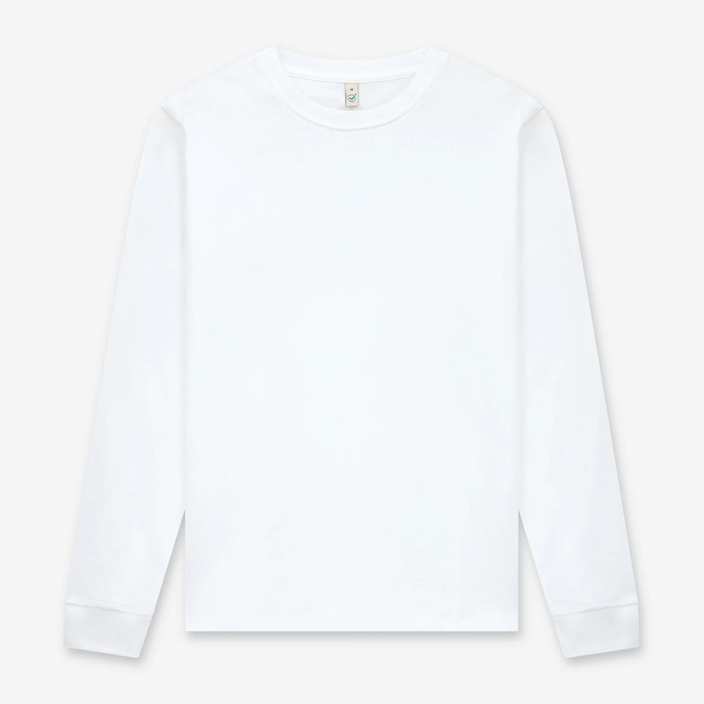 Heavyweight long sleeve organic t-shirt