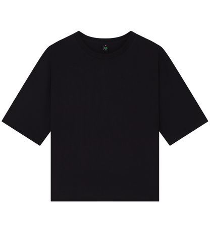 Boxy heavyweight ekologisk dam t-shirt