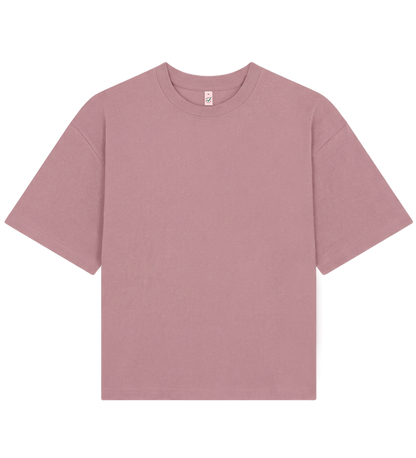 Boxy heavyweight ekologisk dam t-shirt