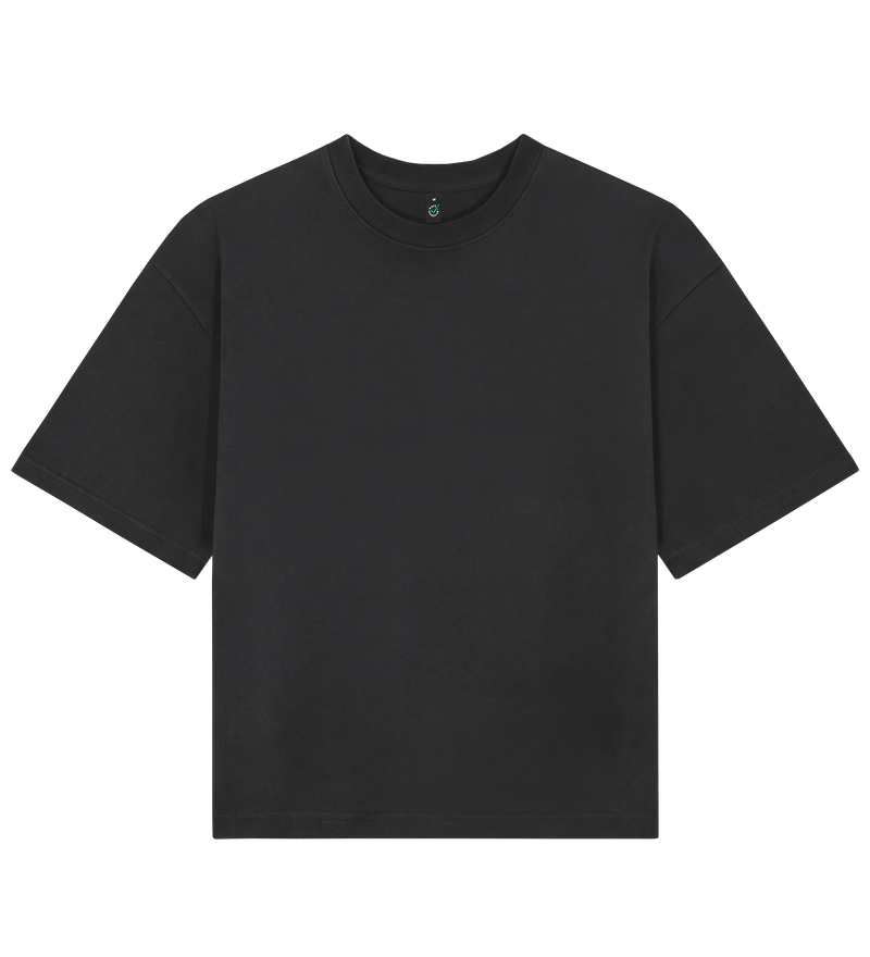 Boxy heavyweight ekologisk dam t-shirt