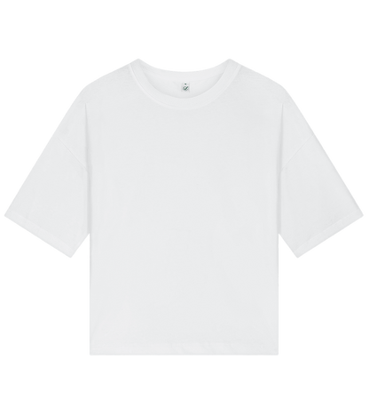 Boxy heavyweight ekologisk dam t-shirt