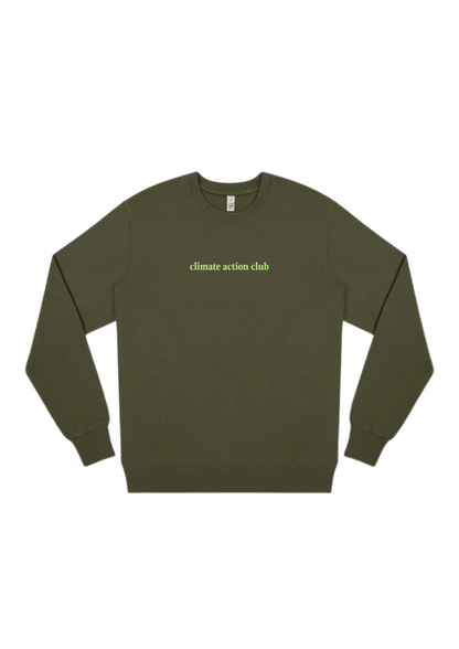 Climate Action Club Green Sweatshirt