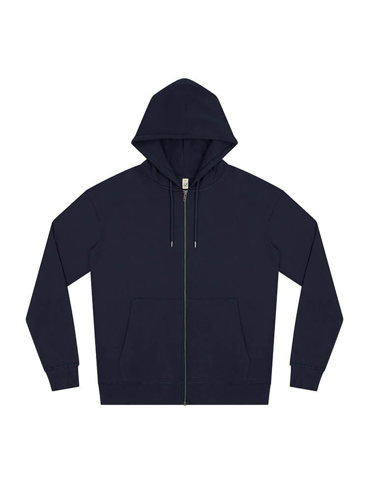 Zip up organic hoodie