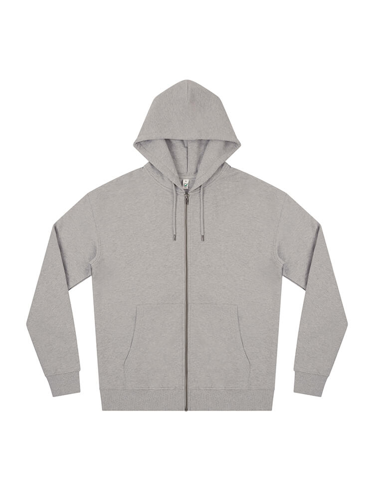 Zip up organic hoodie