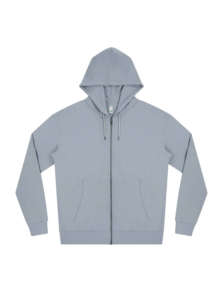 Zip up organic hoodie