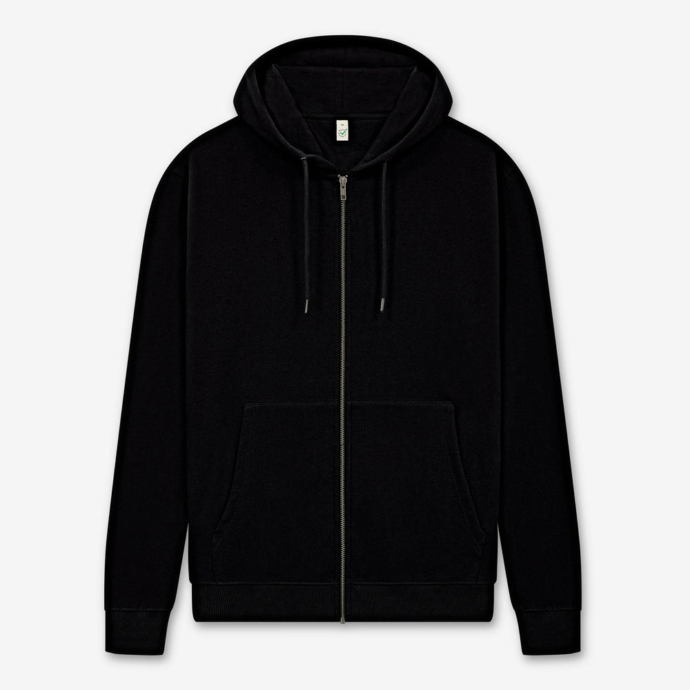 Zip up organic hoodie
