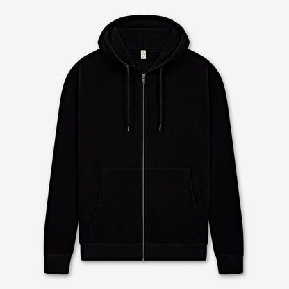 Zip up organic hoodie