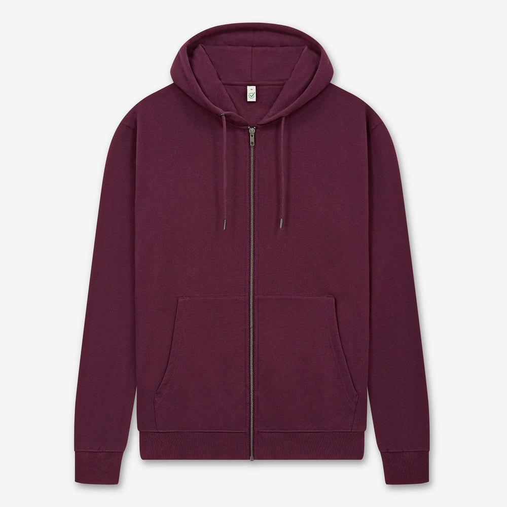 Zip up organic hoodie