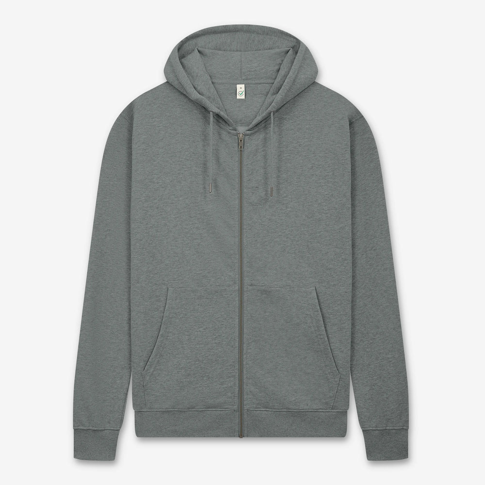 Zip up organic hoodie