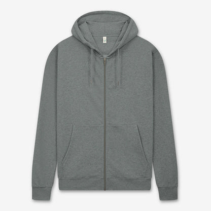 Zip up organic hoodie