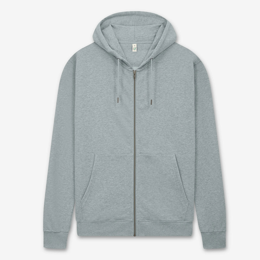 Zip up organic hoodie
