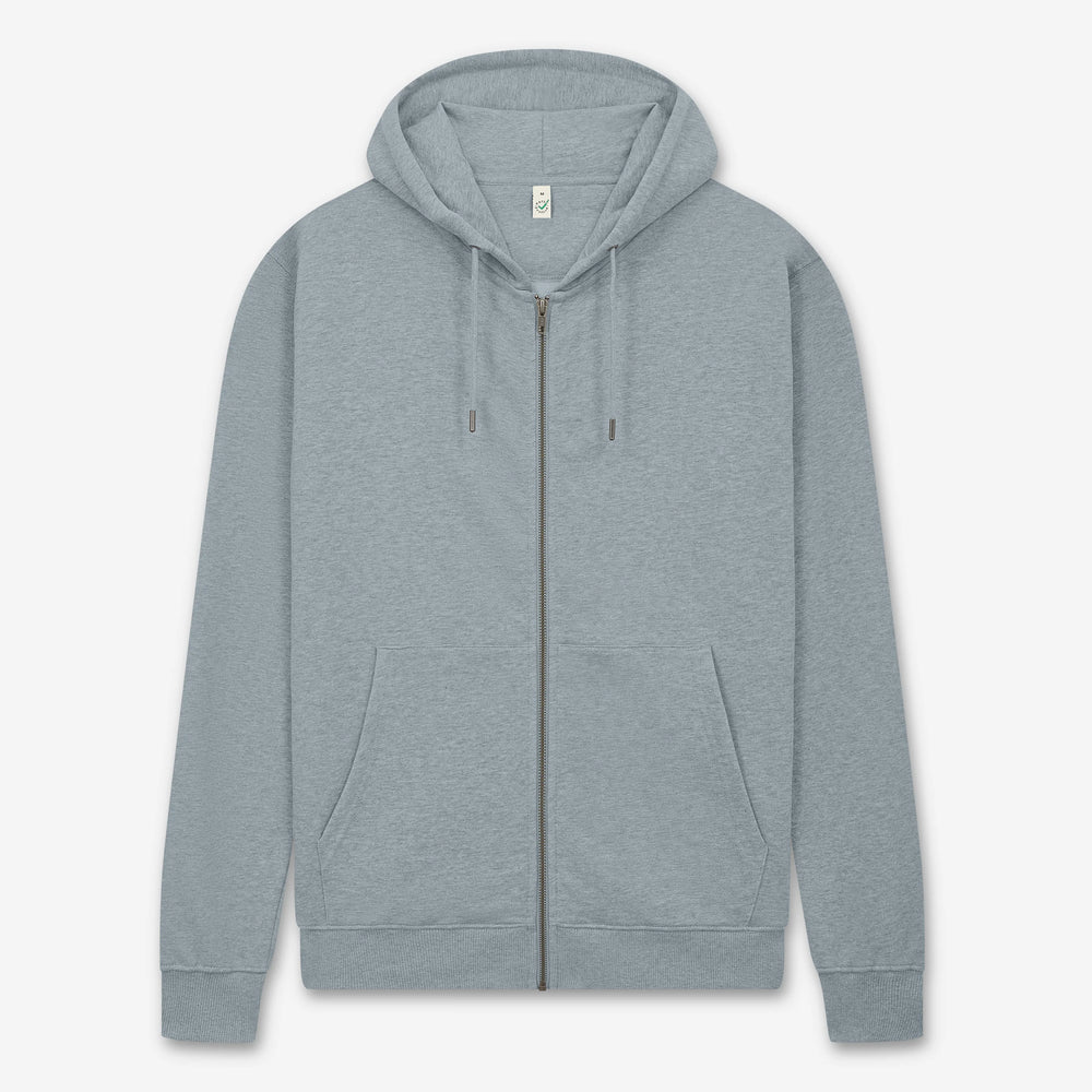 Zip up organic hoodie