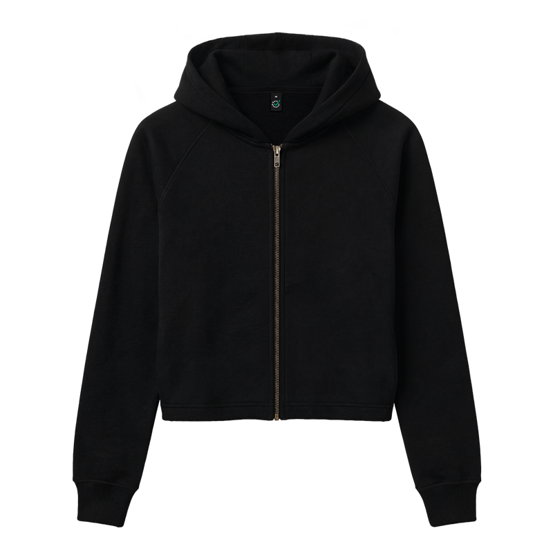 Women’s organic cropped hoodie