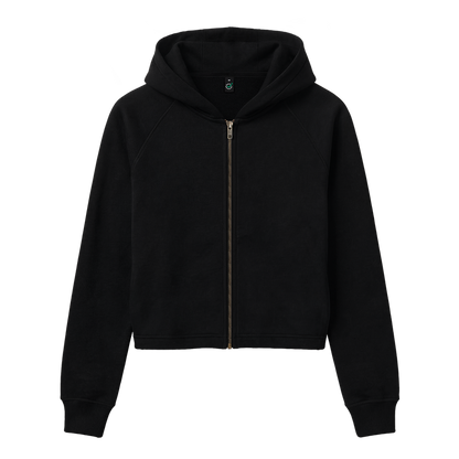 Women’s organic cropped hoodie