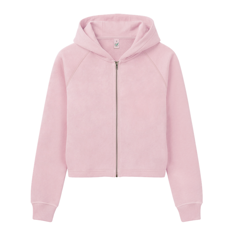 Women’s organic cropped hoodie