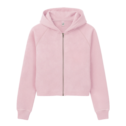 Women’s organic cropped hoodie
